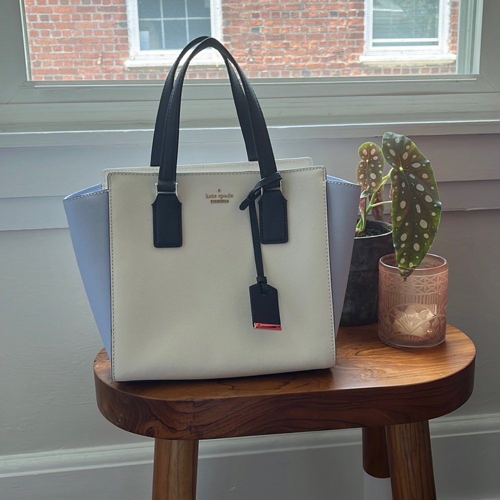 Kate Spade Blue & White Handbag